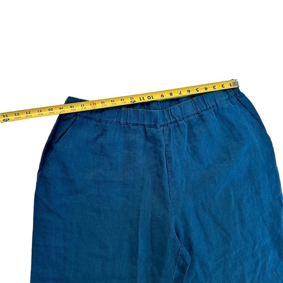 Poetry Women’s Pull On Pants 100% Linen Size 16 Leg Pockets - Picture 6 of 16